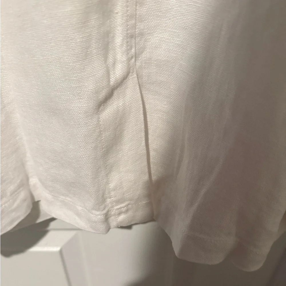 $128 Coldwater Creek Women's Boyfriend 2 Button Blazer Jacket White Size XL NWOT - Picture 3 of 10
